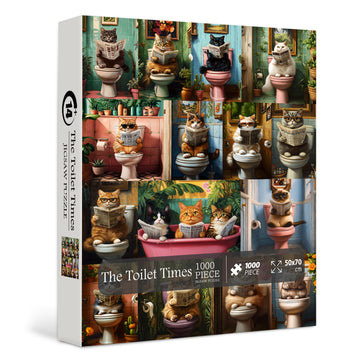 The Toilet Times Jigsaw Puzzle 1000 Pieces